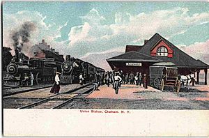 Chatham Union Station postcard