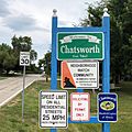 Chatsworth, Illinois sign