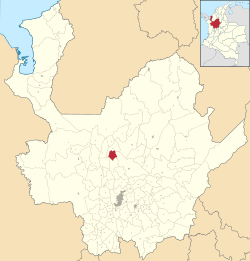 Location of the municipality and town of San José de la Montaña in the Antioquia Department of Colombia