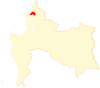 Location of Penco commune in the Bío Bío Region