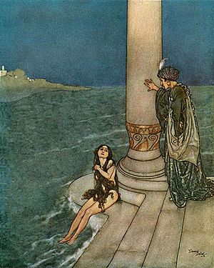Edmund Dulac - The Mermaid - The Prince