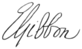 Edward Gibbon signature EMWEA
