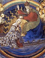 Fra Filippo Lippi - Coronation of the Virgin (detail) - WGA13317