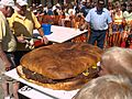 Gigantic hamburger at Giant Burger Festival, 2008