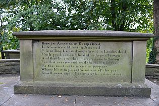 Grave of Elihu Yale, Wrexham 2014-09-14