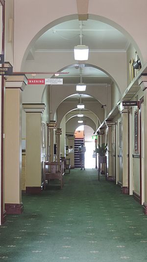 Hallway, Ballow Chambers, Wickham Terrace, 2015