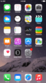 IOS 8.2 Home Screen iPhone 6 Plus