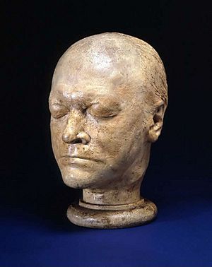 James S De Ville 1776-1846 Head of William Blake - Plaster cast - Sept 1823 Fitzwilliam Museum1