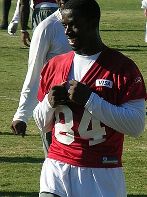 Josh Morgan at 49ers training camp 2010-08-09 1