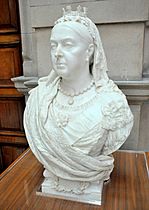 Jubilee bust of Queen Victoria. Francis John Williamson, 1887. Kelvingrove Art Gallery and Museum, Glasgow, UK