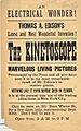 Kinetoscope ad (Elmira - 1894)