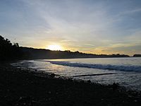 Kirakira Beach at Sunset