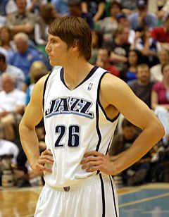 Kyle Korver Utah Jazz 2008 (cropped)