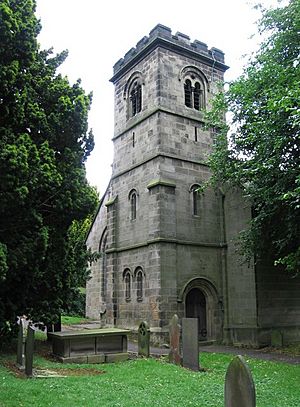 Little Eaton - Church Tower - geograph.org.uk - 907408.jpg