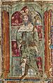 Llanbeblig Hours (f. 3r.) A king, possibly Magnus Maximus, holding a sceptre