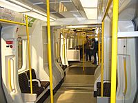 London Underground S Stock mockup - interior - Euston 29-Sept-08
