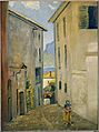 Louis Michel Eilshemius - Street in Lugano - Google Art Project