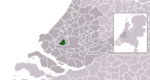Location of Vlaardingen