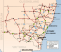 Map of NSW Highways
