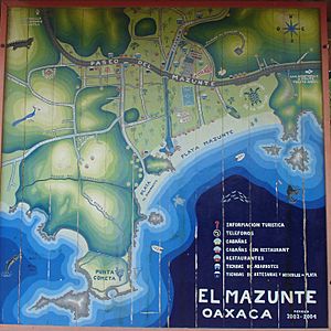 Mazunte Area Map