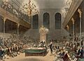 Microcosm of London Plate 021 - House of Commons (alt)