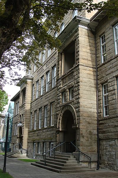 Model School - outside mall