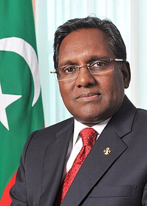 Mohammed Waheed Hassan official portrait (cropped)