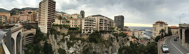 Monaco city panorama May 2015