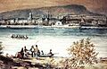 Montréal, vers 1853. Depuis lÎle Sainte-Hélène. (6963466635)