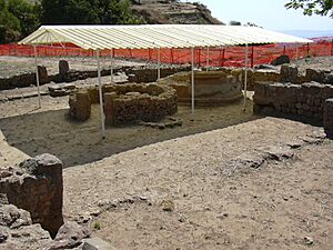 Morgantina-Santuario dell'agorà