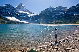 Mount Assiniboine and Lake Magog