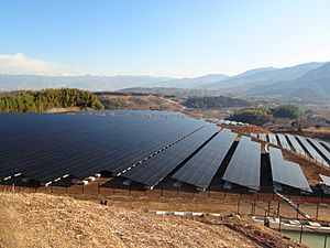 Mount Komekura Photovoltaic power plant Jan2012