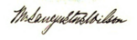 Mrs. Augustus Wilson signature (Parsons' Memorial and Historical Library Magazine, 1885).png