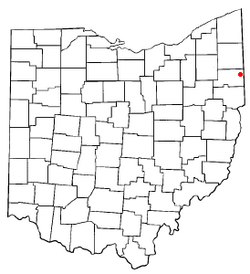 Location of Campbell, Ohio