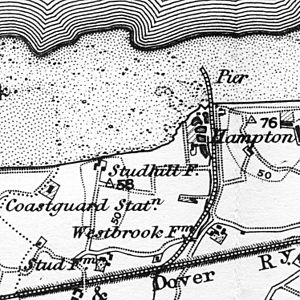 OS map Hampton-on-Sea 1878 114