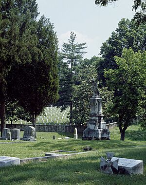 Oakwood Confederate Cemetery in Raleigh, North Carolina