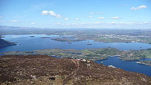 Panorama from Torc Mountain (2) - geograph.org.uk - 777017