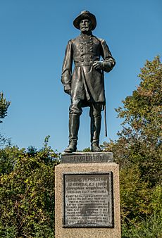 Pemberton statue at Vicksburg National Military Park