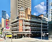 People's Palace with 288 Edward Street, Brisbane in the background, April 2020, 01