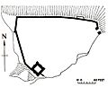 Peveril castle plan