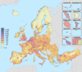 Population density by NUTS 3 region (2017)