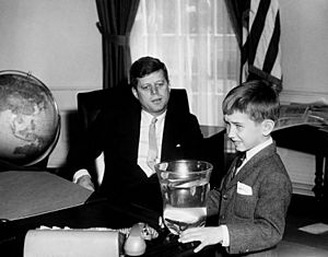 President John F. Kennedy with Robert F. Kennedy, Jr. (03)