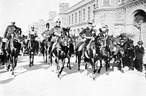 Prinz Heinrich von Preußen in Santiago de Chile Anfang April 1914