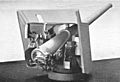 QF 4.7 inch gun deck mounting