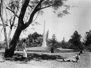 Rockhampton War Memorial located in the Botanic Gardens ca 1936 01f