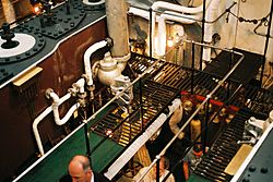 SS Shieldhall engine room