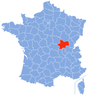 Saône-et-Loire in France
