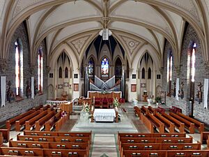 Saints Peter and Paul Roman Catholic Church (Sandusky, Ohio) - view from the loft