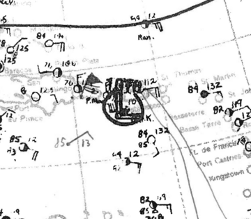 San Ciprien Hurricane Analysis 27 Sept 1932.png