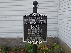 Sharon Methodist Episcopal Church historical marker